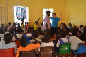 Project 1808 Volunteers with students in Kabala, Sierra Leone, 2012