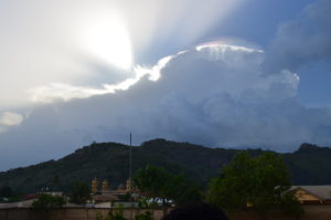 Hilltop and Clouds in Sierra Leone