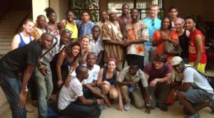 Photograph of student volunteers