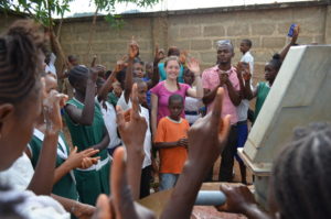 Students engage in activities during Innovation and Sustainability Camp, 2013